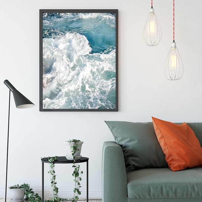 Ocean Wave Seascapes Canvas Painting Wall Art Nordic Posters and Prints Home Decoration Living Room Wall Decor Pictures Unframed