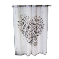 white window fabric curtain