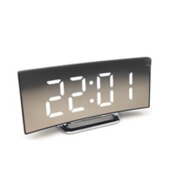 LED Smart Alarm Clock Bluetooth Function Student Room Wake Up Digital Display Table Black Sleep Timer Alarm Clock DF50AC