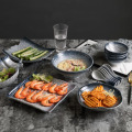 Japanese Cuisine Dishes Set Household Personality Creative Bowl Salad Plate Ramen Bowl European Restaurant Ceramic Tableware