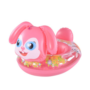 kids rabbit baby swimming float water play