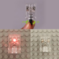 10pcs 2*3 Brick lighting Building blocks Bulk Exhibition DIY Compatible brand white Red and blue lights and colorful lights