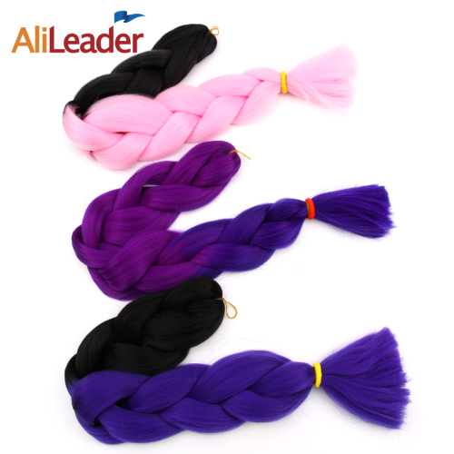 12 Colors Ombre Ultra Braiding Synthetic Hair Extension Supplier, Supply Various 12 Colors Ombre Ultra Braiding Synthetic Hair Extension of High Quality