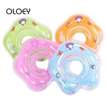 OLOEY Swimming Baby Pools Accessories Safety Neck Float Lifebuoy Baby Inflatable Ring Baby Neck Wheels Newborns Bath Circles