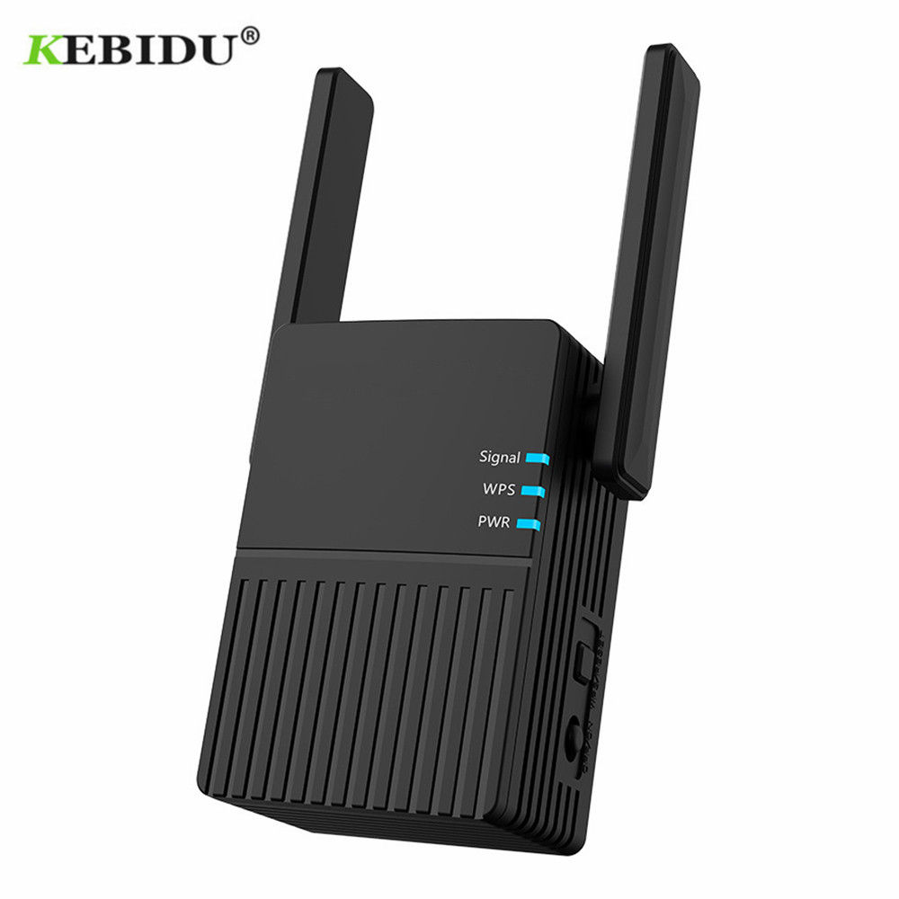 KEBIDU 1200Mbps Wifi Router Long Range Dual Band 2.4+5Ghz High Power Wireless Wifi Repeater Wifi Extender Wlan Wi-fi Amplifer