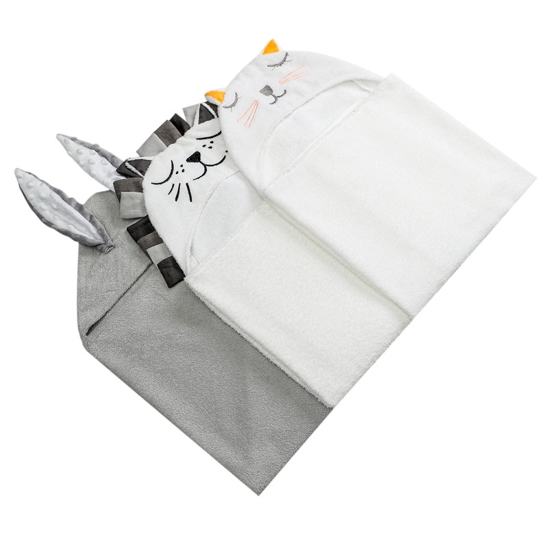 100% Cotton Kids Towel Hood Cotton Bathrobe Baby Towel for Kids Beach Poncho Bebe Newborn Towel Soft Bath Poncho Boys Girls