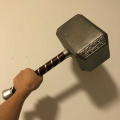 [New] 1: 1 Simulation 44cm/20cm PU/Metal The Thor hammer mjolnir model toy adult cosplay costume party model collection