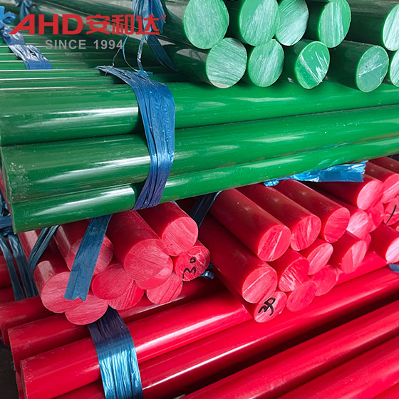 green red pom rod 40mm