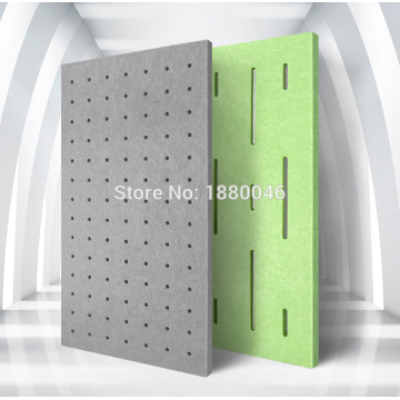 1box 10pcs Eco-friendly sound absorber Perforated Polyester Material acoustic panels acoustic treatment wall panels