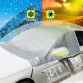 Universal SUV Car Covers Sun Dust UV Protection Outdoor Auto Covers Umbrella Silver Reflective Stripe For SUV Sedan