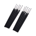 Black 5pcs/set Silicone Rubber Shapers Polymer Clay Sculpting Fimo Modelling Tools Multi Function Pen For DIY Art Tools Supply
