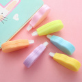 6pcs Mini Correct Correction Tape White Translucent Dispenser Assorted Colors Easy to Use for Working Studying @M23