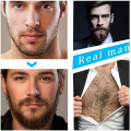 4 Pcs/set Barbe Beard Growth Kit Hair Growth Enhancer Set Beard Growth Essentital Oil Facial Beard Care Set Best Gift for Men