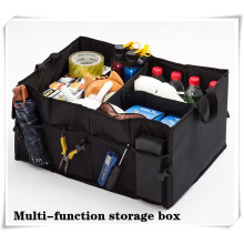 NEW Collapsible Black Car Trunk Organizer Toys Food Storage Truck Cargo Container Bags Box Car Stowing Styling Auto Accessories