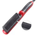 Durable Electric Straight Hair Comb Brush LCD Heated Ceramic Hair Beard Straightening Brush EU/US/UK/AU Plug Hair Straightener