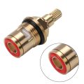 Brass Ceramic Thermostatic Valve Faucet Cartridge Bathroom Hot Cold Water Mixer Valve Water Temperature Ajustment Kit Accessorie