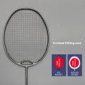 New Style Racket Ultra Light 4U G4 Max Tension 32-35 Pounds Black Badminton Rackets Strung Professional Racquet With Bag String