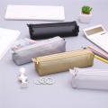 NEW School Mesh Pencil Cases Kawaii Cute Solid Color Transparent Pencil box School Student pen bag Supplies Stationery Kids Gift