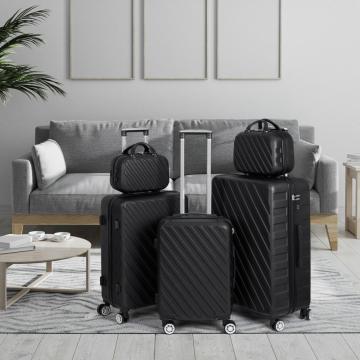 5-Piece Carry on Luggage Suitcases with TSA Lock