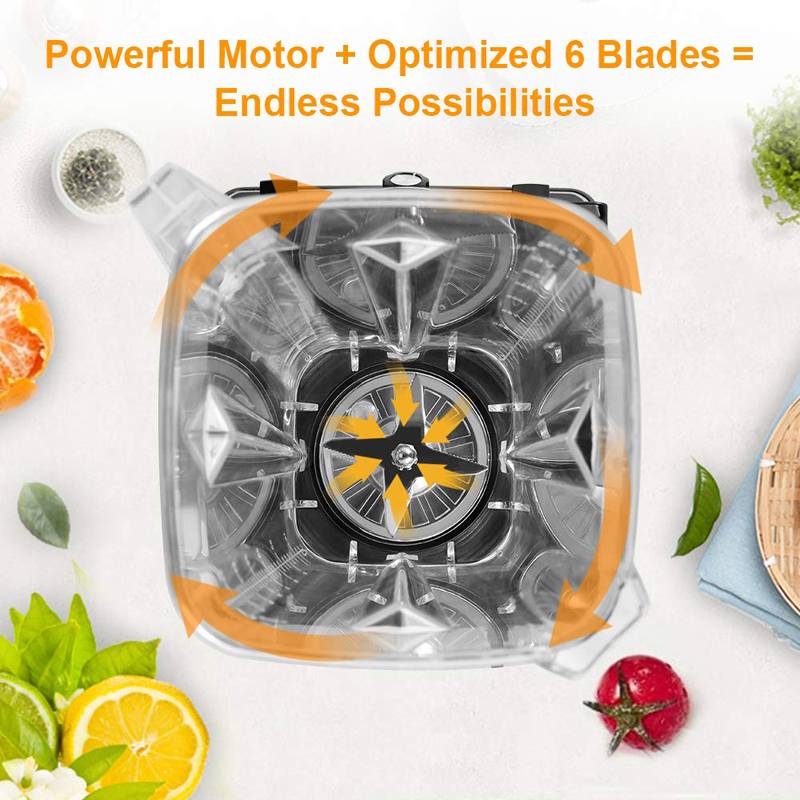 Digital 3HP Blender 2L Automatic Touchpad Professional Blender Mixer Juicer High Power Food Processor Ice Smoothies Fruit