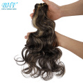 BHF Human Hair body wave Russia wavy Machine Made Remy Natural Human Weft Hair extensions