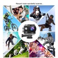 Action Camera 4K/60FPS WIFI 24MP Ultra HD Mini Helmet Cam with 2.0 Inch IPS Sn WiFi Waterproof Sports Camera