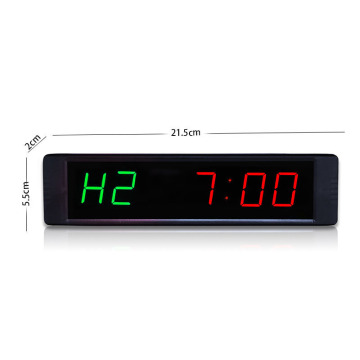 1 inch gym equipment sports electronic led timer digital crossfit training clock