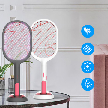 New 3000V Electric Insect Racket Swatter Zapper USB 1200mAh Rechargeable Mosquito Swatter Kill Fly Bug Zapper Killer Trap
