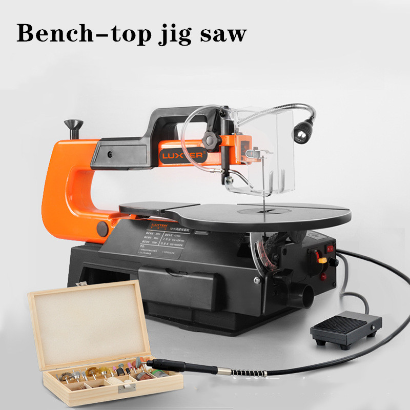 Bench speed control curve saw, broaching saw, carving saw, woodworking table, saw, wire saw, broaching machine, reciprocating sa