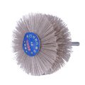 WSFS Hot 4 pieces P120 P180 P240 P320 85 x 35 x 6mm Drill Abrasive Wire Grinding Wheel Nylon Bristle Polishing Brush for Wood