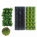Wall-mounted Non-woven Felt Planting Bag Wall Green Black Vegetable Plant Hanging Grow Bag Cultivation Bags Garden Home Supplies