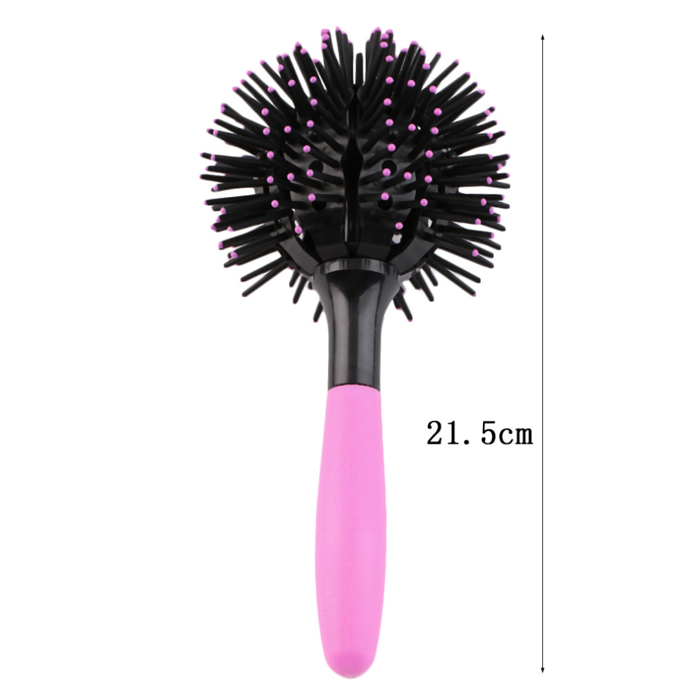 3D Round Hair Brushes Comb Salon make up 360 degree Ball Styling Tools Magic Detangling Hairbrush Heat Resistant Hair Comb