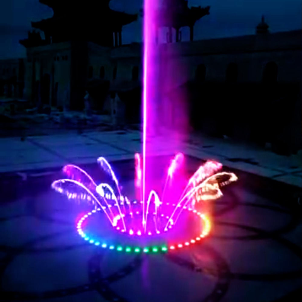 dancing water fountain