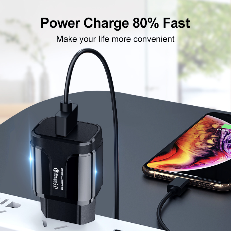 Quick Charge 3.0 USB Charger Adapter Wall Charger for Xiaomi Mi 9 SE 9T Huawei FCP Honor Phone EU Charger Usb Plug Quickcharge