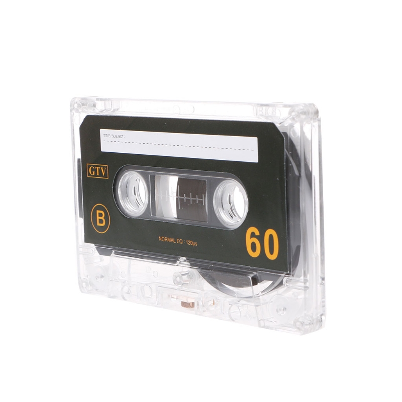 ANENG Standard Cassette Blank Tape Player Empty Tape With 60 Minutes Magnetic Audio Tape Recording For Speech Music Recording