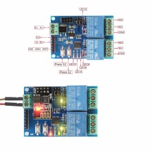 WIFI Relay Module ESP8266 IOT APP Controller 2-Channel For Smart Home 12V