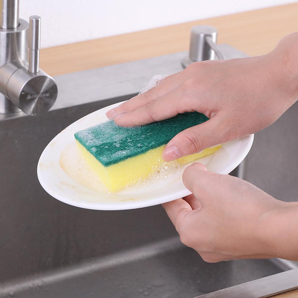 2-in-1 Soap Pump Dispenser With Washing Sponge Holder Liquid Dispenser Container Hand Press Soap Dispenser Dish Washing Tools