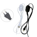 0-60 Watt Light dimmer Light Switching Plug Power 1.8m Cord wire Line Cable Button switch for LED Lamp Table lights EU plug US