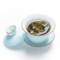 Celadon Tea Tureen 140ml Kung Fu Tea Set,Chinese tea Flower Gaiwan Puer Kettle,Teapot lovers must have Tea accessories