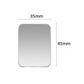 1pc Silver 35x45mm