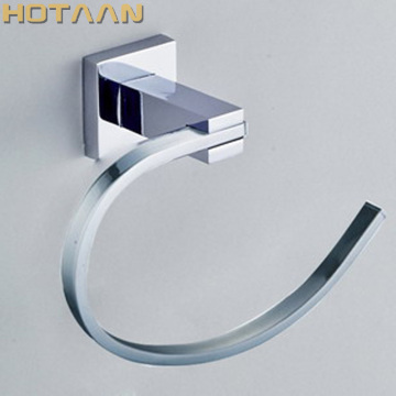 HOT SELLING, FREE SHIPPING, Bathroom towel holder, Stainless steel Wall-Mounted Round Towel Rings ,Towel Rack,YT-11391