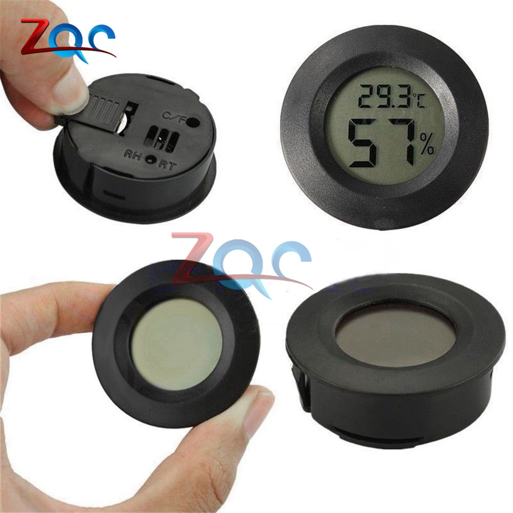 Mini LCD Digital Thermometer Hygrometer Fridge Freezer Temperature Sensor Humidity Meter Detector Indoor Gauge Instruments