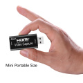 Mini 4K HDMI Capture Card USB 2.0 Audio Video Record Box Online Course Study Video Grabber 1080P Support PC Game Live Streaming