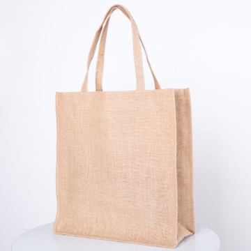 2020 New bags linen Tote bags Reusable Cotton jute grocery Shopping Bag Women Men Travel Shopper