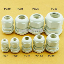 200pcs/lot PG7 Cable Gland IP68 Waterproof Connector Diameter 3-6.5mm Nylon Plastic Wire Glands