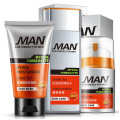 Brand MAN Face Care makeup set,Fashion Men cosmetics kit,Anti-wrinkle concealer Oil-control Toner,Moist face cream Cleanser