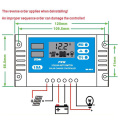 10A/20A Auto Solar Charge Controller PWM Controllers LCD Dual USB 5V Output Solar Panel PV Regulator