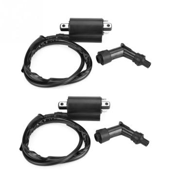 2pcs Motorcycle Front Rear Ignition Coil for Suzuki VS1400 Intruder 1400 1987 1988 1989 1990 1991 1992 1993-2004