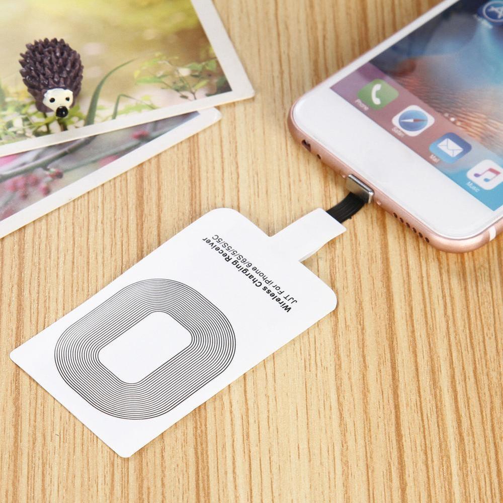 CinkeyPro QI Wireless Charger Receiver Micro USB Type C for iPhone Samsung Type-C 5V/1A Charging Adapter Universal