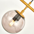 Nordic Lamp Art Strip Pendant Lights Modern Parlor Model Room Glass Bulb LOFT luminaire suspension hanglamp lustre pendente